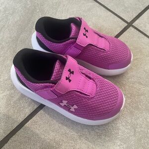Under Armour Kids' Fuchsia Sneakers